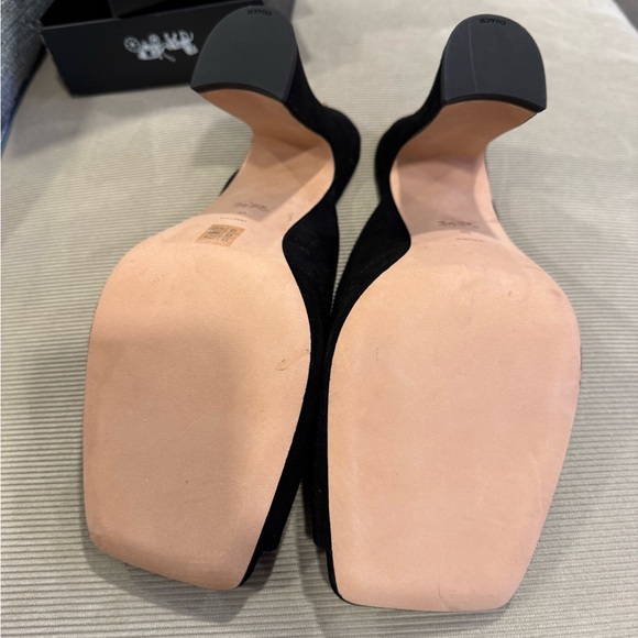 Coach Elegant Black Velvet Heels - Picture 6 of 7